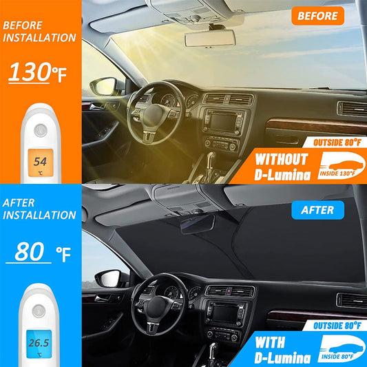 Solskydd för bilglas