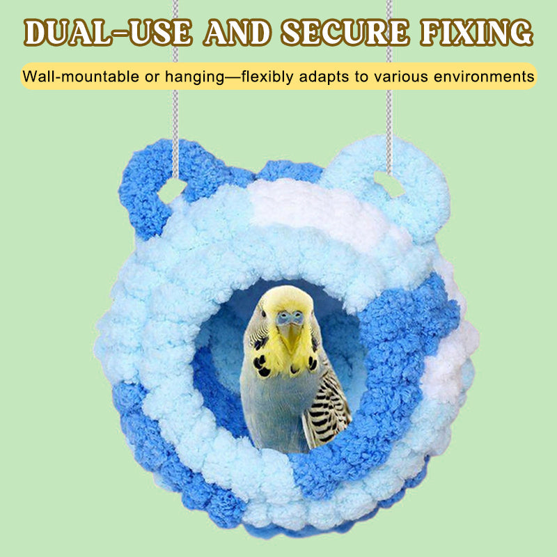 Fågelbon för värme på vinter