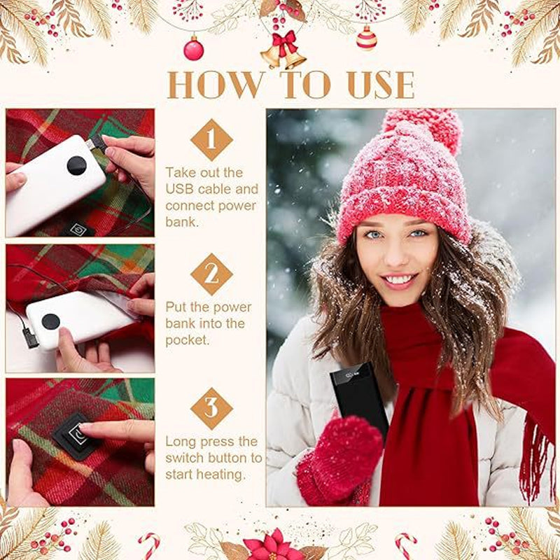 Elektrisk halsduk i kashmir