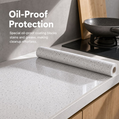 Marble Self-Adhesive Contact Paper - Waterproof & Oil-Proof Kitchen Backsplash & Countertop Decor