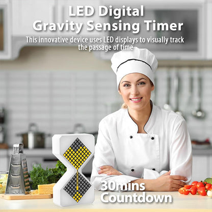 ⏳ Elektroniskt Timglas med Ljus ⏳