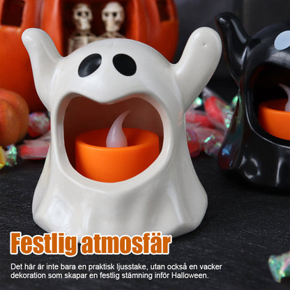 Halloween Dekoration Led Elektronisk Svart Och Vitt Spökljus