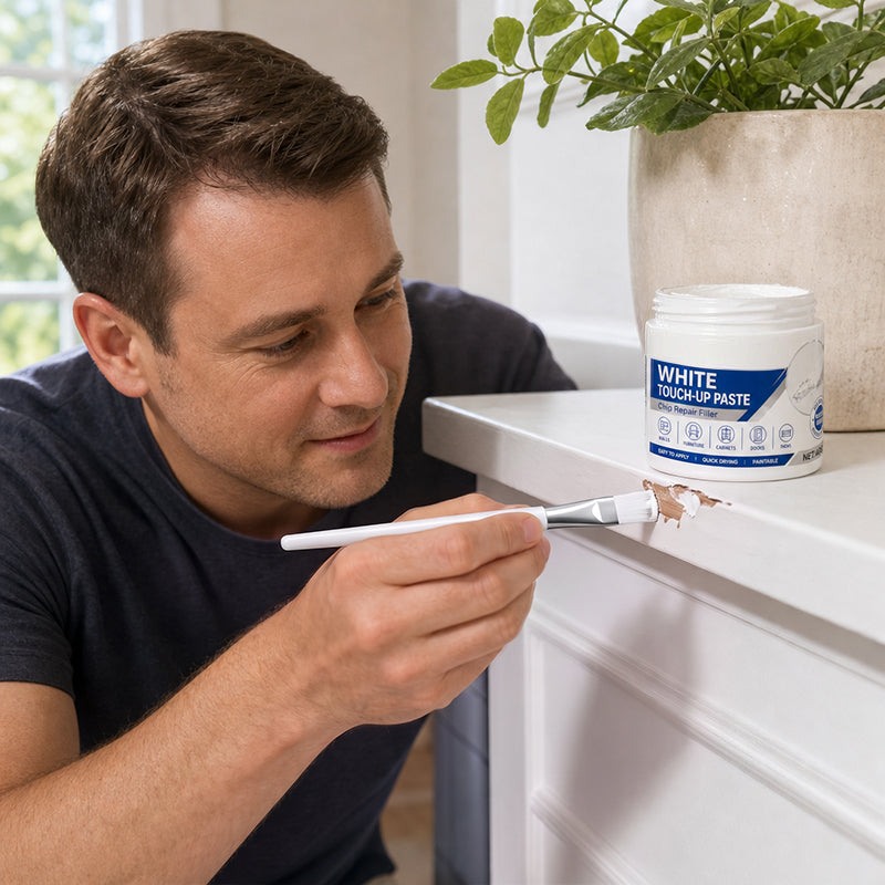 🏠White Furniture Touch-Up Paste with Brush