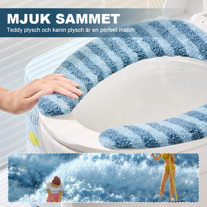 Höst Och Vinter Förtjockad Självhäftande Toalettsits