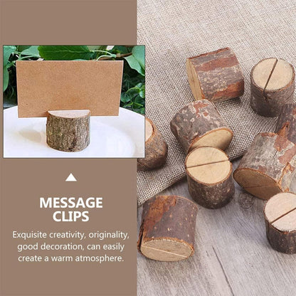 Fotobashållare För Trästubb