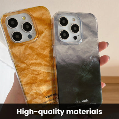 Kreativt Personligt Mobilfodral Av Högklassigt Stanniolmönster