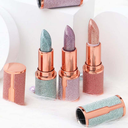 🌟 Stjärnig Glittrande Färgförändrande Gelé Läppstift – Lys upp din ungdomliga läppfärg! 💖