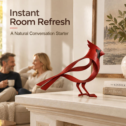 🕊️Elegant and minimalist metal bird sculpture -- Fleeting Moments of Lightness in the Natural World！