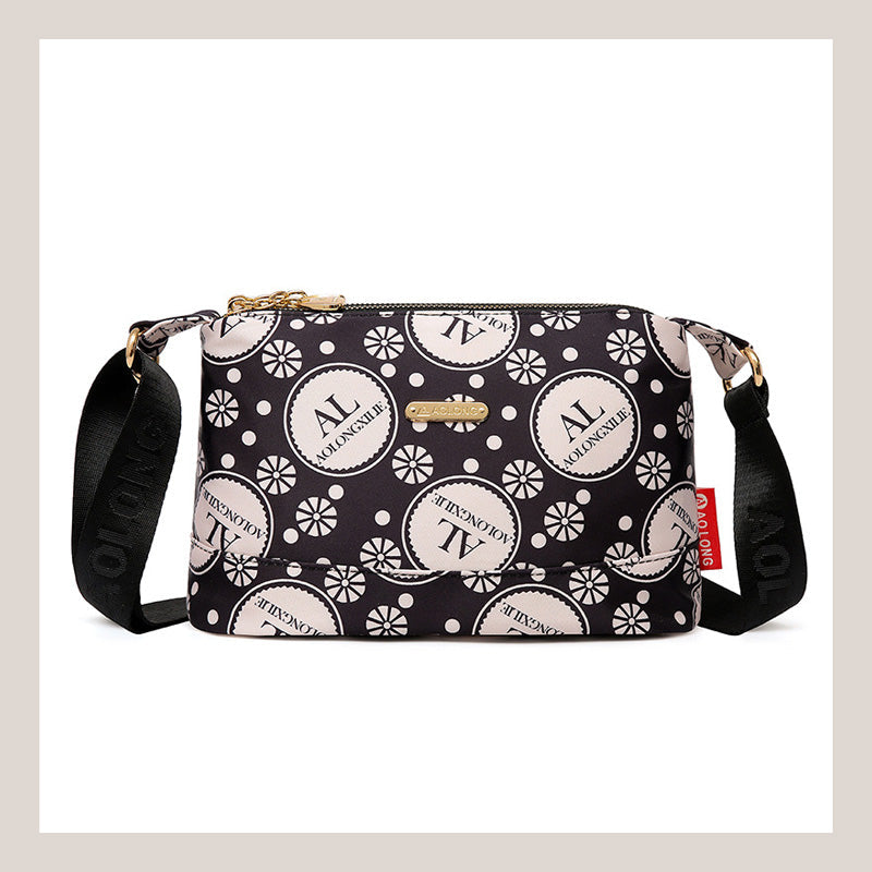 Crossbody-väska med flera fickor för kvinnor