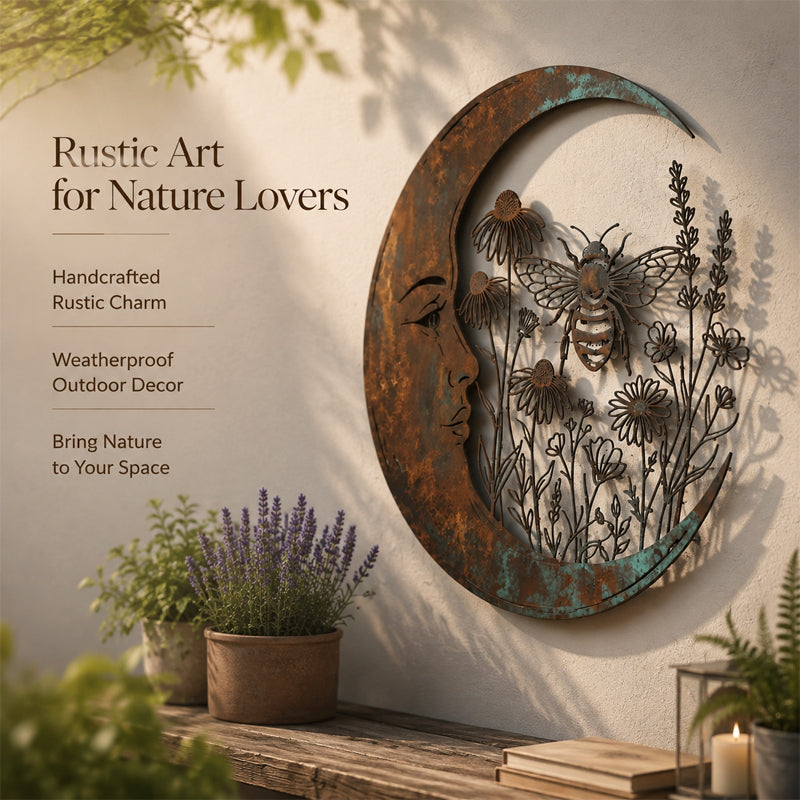 🌙Dragonfly Moon Wall Decor