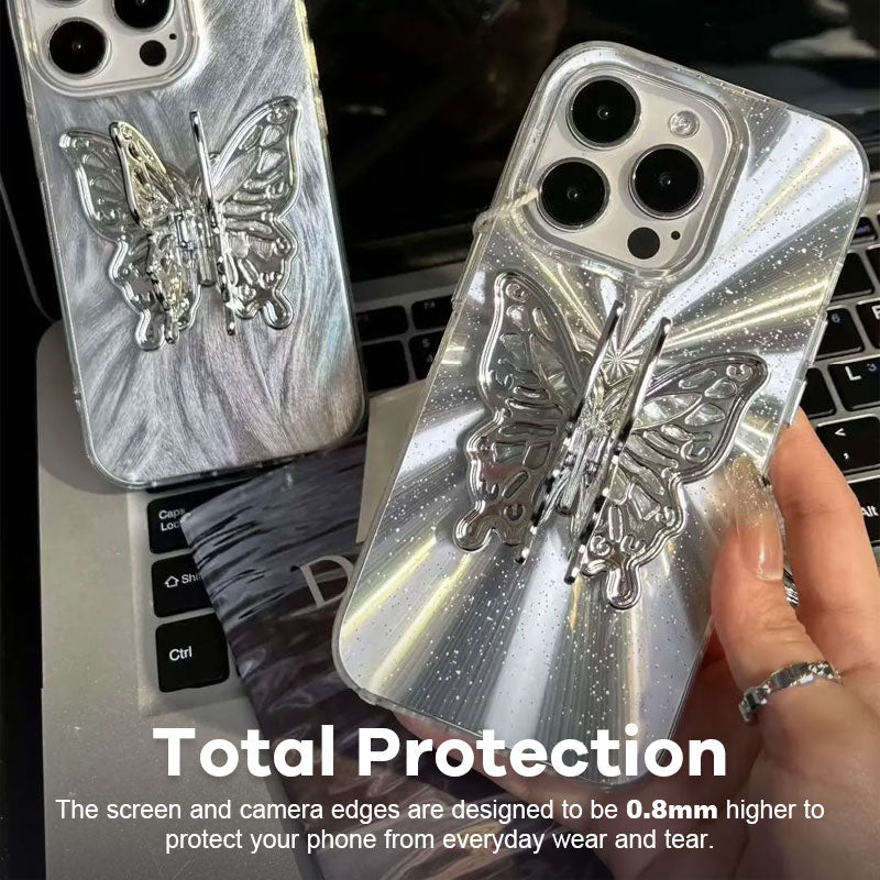 Shining Butterfly Holder Telefonfodral