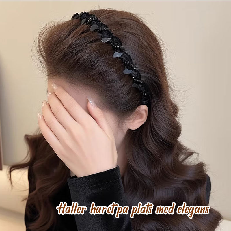 Vågigt Pannband/Wave headband