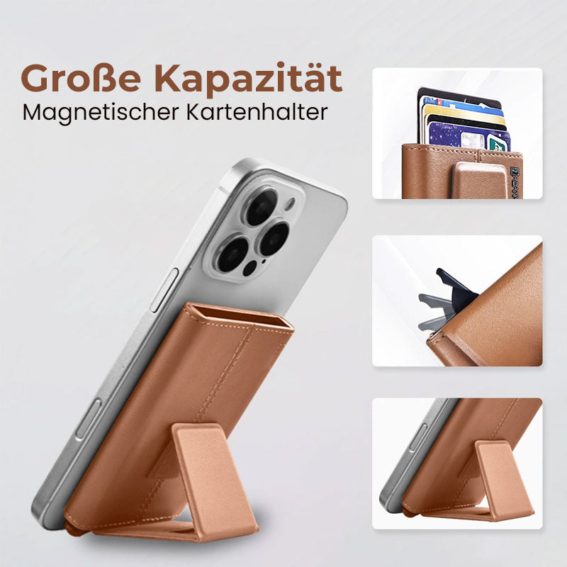 📱 Magnetisk korthållare med automatisk pop-up | Smart stativ, multifunktionell design 🏆
