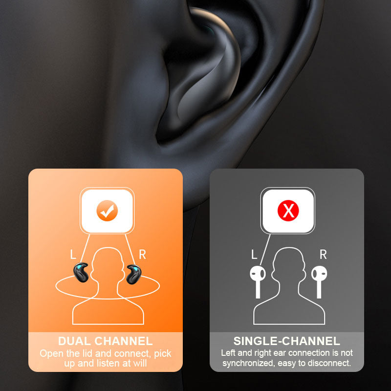 Digital Display Mini Noise Cancelling Bluetooth-hörlurar