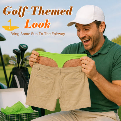 😂Funny Golf Briefs for Men - Cheeky Gift Shorts