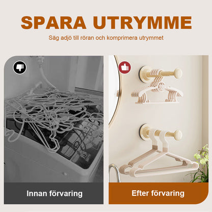 ✨Sugkopp stansfritt klädhängare förvaringsställ✨