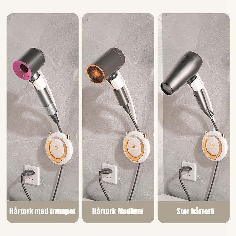 Handsfree-hårtorkhållare för lata människor