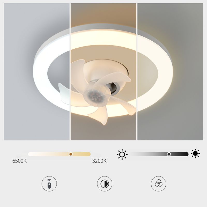 360-graders roterande LED-fläktlampa