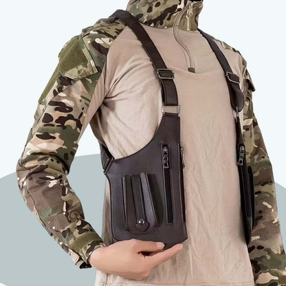 Retro ryggsäck med axelremsväska