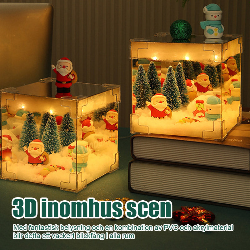 DIY Julkub Nattlampa Materialpaket