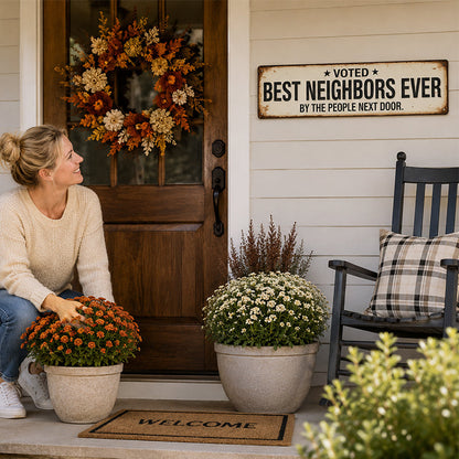🏡❤️ Best Neighbor Garden Sign