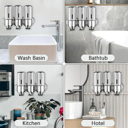 Väggmonterad tvålpump för badrum