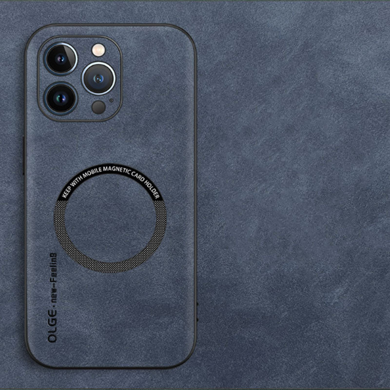 Fodral i äkta läder - tunn design och MagSafe-kompatibel