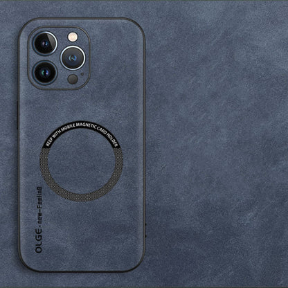 Fodral i äkta läder - tunn design och MagSafe-kompatibel