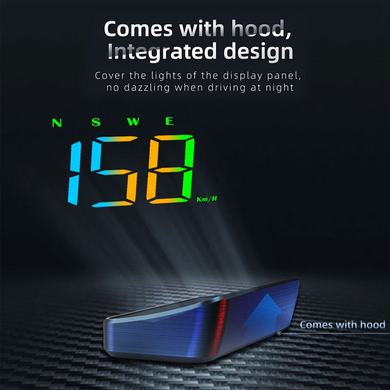 Bilens head-up-display (HUD)