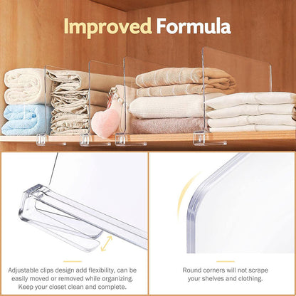 Transparent garderobspanel