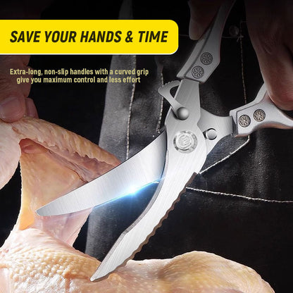 🔪 Heavy-Duty Poultry Bone Scissors – Your Ultimate Kitchen Power Tool