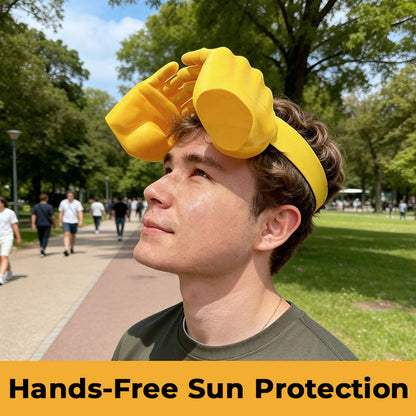 😎☀️Hands-Free Sun Shade Ha -- Hands‑Free Funny Hand