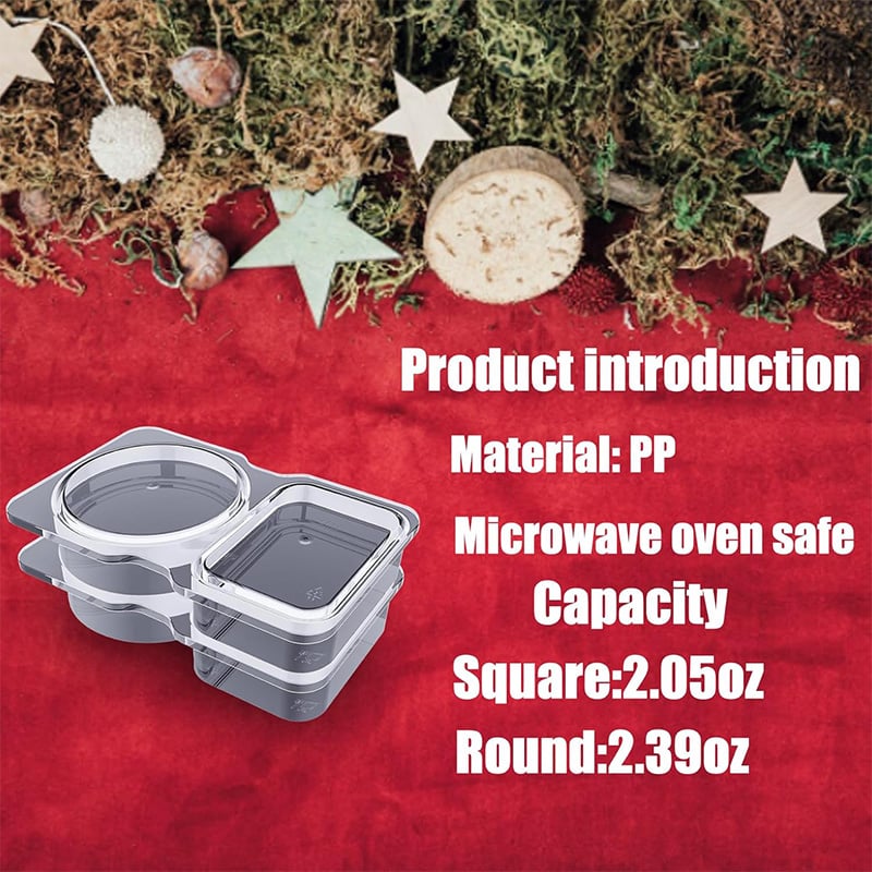 Kryddbehållare med dubbla fack