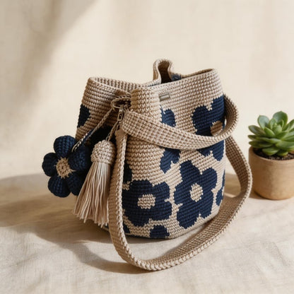 👜Handmade Crochet Flower Tote 🌼✨