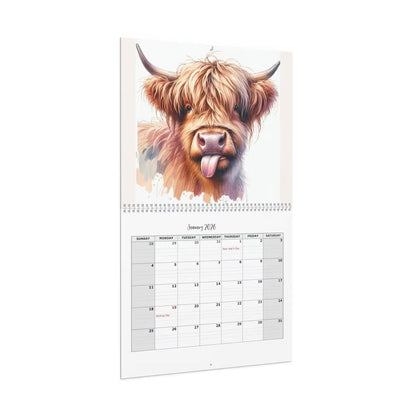 🐮2026 Highland Cattle-kalender📅