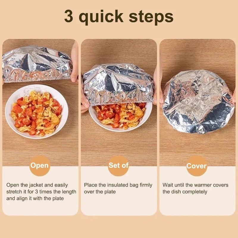 🔥Insulated Foil Food Covers