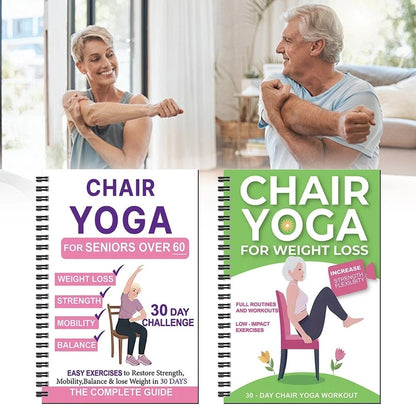 The complete guide to chair yoga for seniors over 60: 40+ simple, low-impact exercises to restore strength, mobility, balance and lose weight