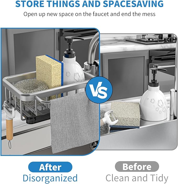 Organisatör för kökshandfatkranar - Kökshyllor