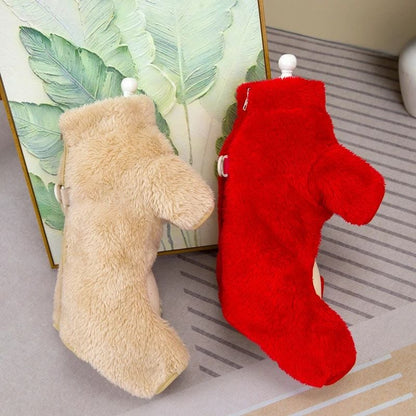 🐶🐶Vinterdräkt för hund med dragkedja baktill