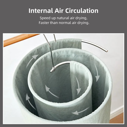 Artefakt för torkning av lapptäcke - Spiralklädhängare