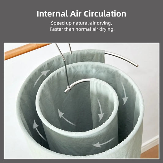 Artefakt för torkning av lapptäcke - Spiralklädhängare