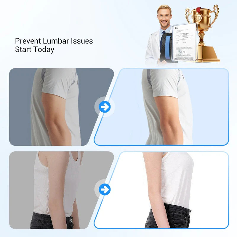 🧲 🔥 Magnetic Lumbar Stretcher – Acupressure Massage, Portable Design & Relieves Back Pain 🧘‍♂️✨