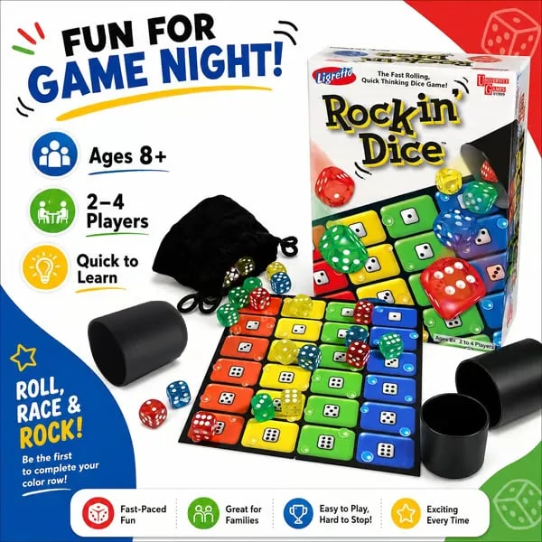 🎲Fast-Paced Family Dice Game – Roll, Race & Win! 🔥