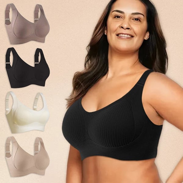 Last day: buy 1, get 3 packages 🔥 Super supportive bra | Wireless push-up bra 👍 No more sagging breast