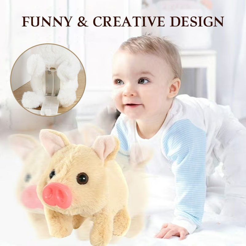 🐷Elektriskt springande gris mjukisdjur