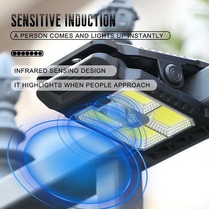 Solar-Gartenzaun-Clip-Licht Für Den Außenbereich