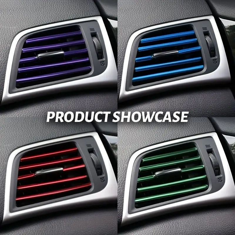 Auto AC Vent Dekorativ Strip (10 st)