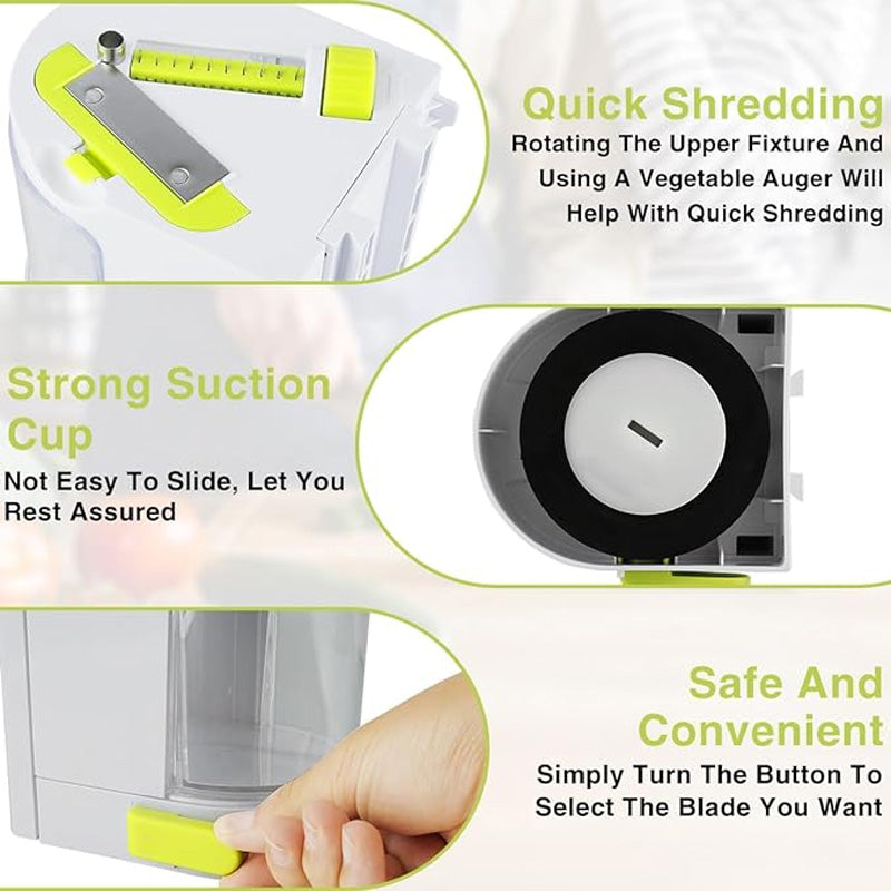 Handvevad grönsaksskärare