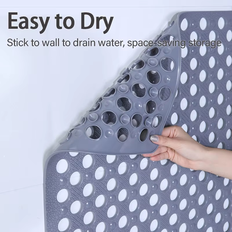 💧 Premium Anti Slip Shower Safety Mat with Strong Suction Cups - Make Every Shower Feel Safer 🚿