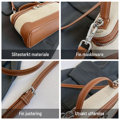 Retro bärbar liten fyrkantig korsväska